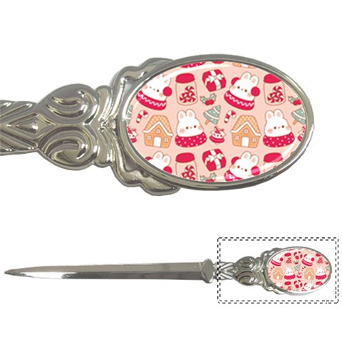 cute christmas cartoon Letter Opener from ArtsNow.com Front