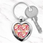 cute christmas cartoon Key Chain (Heart)