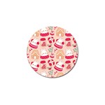 cute christmas cartoon Golf Ball Marker