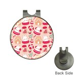 cute christmas cartoon Hat Clips with Golf Markers