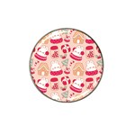 cute christmas cartoon Hat Clip Ball Marker (4 pack)