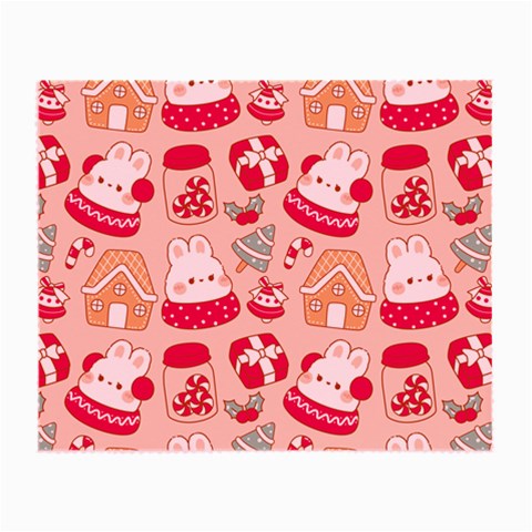 cute christmas cartoon Small Glasses Cloth from ArtsNow.com Front