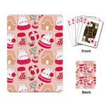 cute christmas cartoon Playing Cards Single Design (Rectangle)