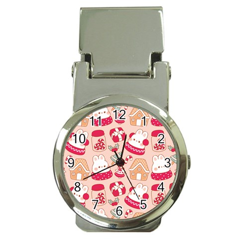 cute christmas cartoon Money Clip Watches from ArtsNow.com Front