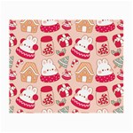 cute christmas cartoon Small Glasses Cloth (2 Sides)