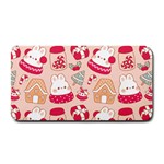 cute christmas cartoon Medium Bar Mat