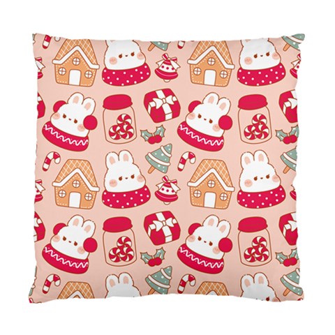 cute christmas cartoon Standard Cushion Case (Two Sides) from ArtsNow.com Back