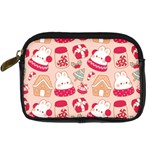 cute christmas cartoon Digital Camera Leather Case