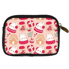 cute christmas cartoon Digital Camera Leather Case from ArtsNow.com Back