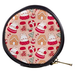 cute christmas cartoon Mini Makeup Bag from ArtsNow.com Front