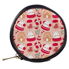 cute christmas cartoon Mini Makeup Bag from ArtsNow.com Back