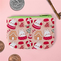 cute christmas cartoon Mini Coin Purse from ArtsNow.com Back