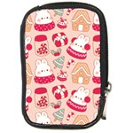 cute christmas cartoon Compact Camera Leather Case