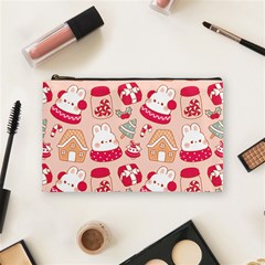 cute christmas cartoon Cosmetic Bag (Medium) from ArtsNow.com Front