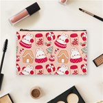 cute christmas cartoon Cosmetic Bag (Medium)