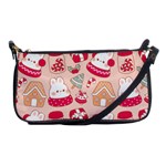 cute christmas cartoon Shoulder Clutch Bag