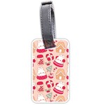 cute christmas cartoon Luggage Tag (one side)