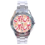 cute christmas cartoon Stainless Steel Analogue Watch