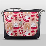 cute christmas cartoon Messenger Bag