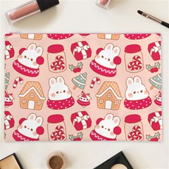 cute christmas cartoon Cosmetic Bag (XXL) from ArtsNow.com Front