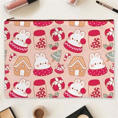 cute christmas cartoon Cosmetic Bag (XXXL) from ArtsNow.com Front