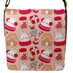 cute christmas cartoon Flap Closure Messenger Bag (S)