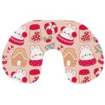 cute christmas cartoon Travel Neck Pillow