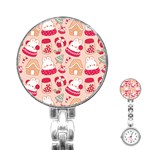 cute christmas cartoon Stainless Steel Nurses Watch