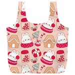 cute christmas cartoon Full Print Recycle Bag (XL)