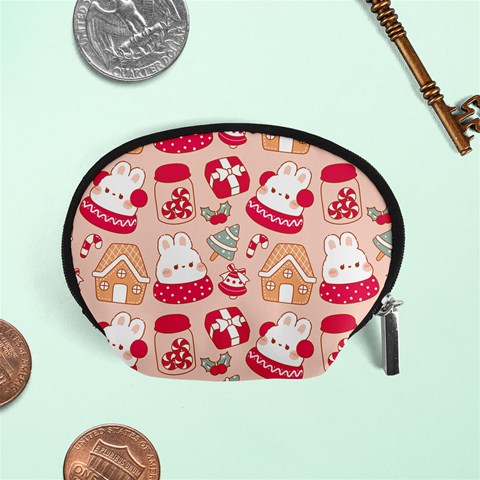 cute christmas cartoon Accessory Pouch (Small) from ArtsNow.com Front