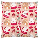 cute christmas cartoon Standard Premium Plush Fleece Cushion Case (One Side)