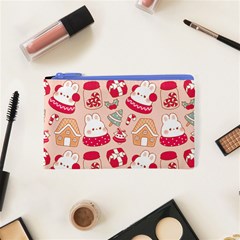 cute christmas cartoon Cosmetic Bag (XS) from ArtsNow.com Front