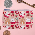 cute christmas cartoon Large Coin Purse