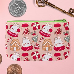 cute christmas cartoon Large Coin Purse from ArtsNow.com Back