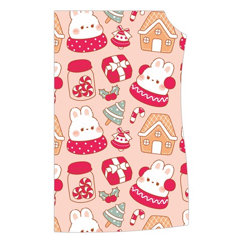 cute christmas cartoon Women s Button Up Vest from ArtsNow.com Front Left