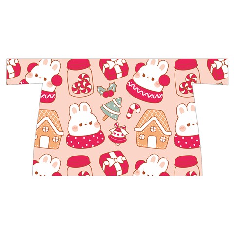 cute christmas cartoon Wristlet Pouch Bag (Small) from ArtsNow.com Front