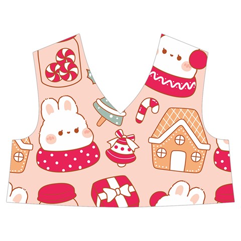 cute christmas cartoon Kids  Midi Sailor Dress from ArtsNow.com Front Top