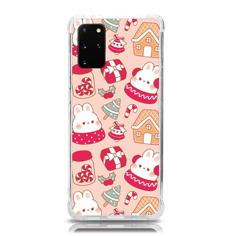 cute christmas cartoon Samsung Galaxy S20 Plus 6.7 Inch TPU UV Case from ArtsNow.com Front