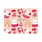 cute christmas cartoon Premium Plush Fleece Blanket (Mini)