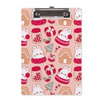 cute christmas cartoon A5 Acrylic Clipboard