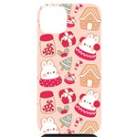 cute christmas cartoon iPhone 14 Plus Black UV Print PC Hardshell Case