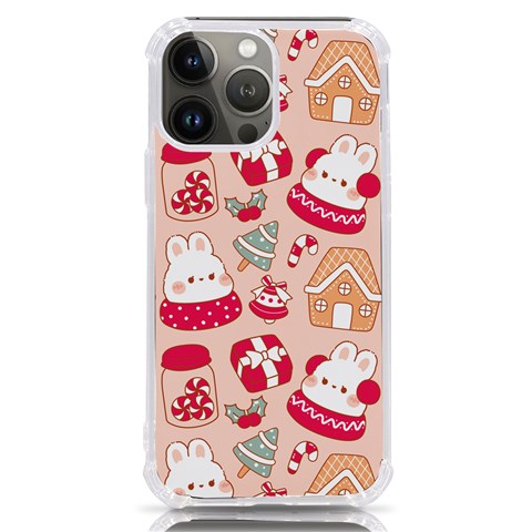 cute christmas cartoon iPhone 13 Pro Max TPU UV Print Case from ArtsNow.com Front