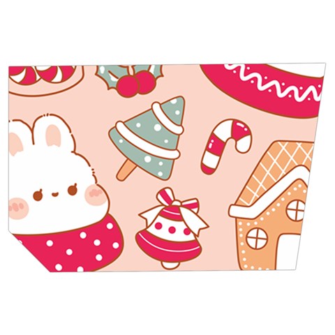 cute christmas cartoon Men s Side Zip Front Pouch Ski And Snowboard Bib Pants	 from ArtsNow.com Loop Right