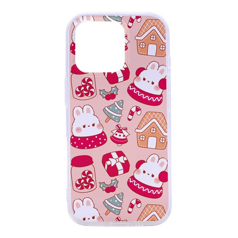 cute christmas cartoon iPhone 16 Plus TPU UV Print Case from ArtsNow.com Front