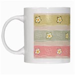 stripes floral designs White Mug