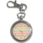 stripes floral designs Key Chain Watches