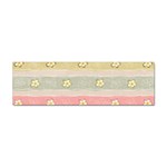 stripes floral designs Sticker (Bumper)