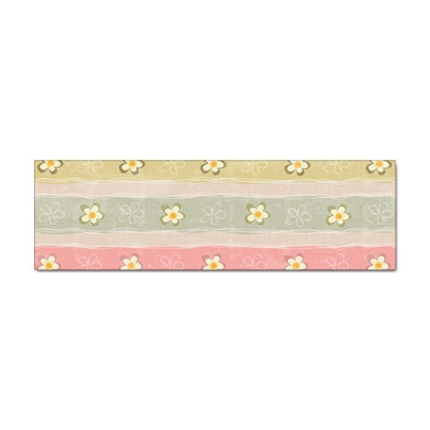 stripes floral designs Sticker Bumper (10 pack) from ArtsNow.com Front