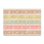 stripes floral designs Sticker A4 (10 pack)