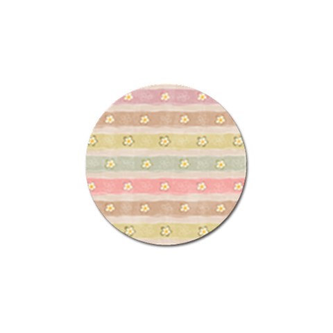 stripes floral designs Golf Ball Marker from ArtsNow.com Front